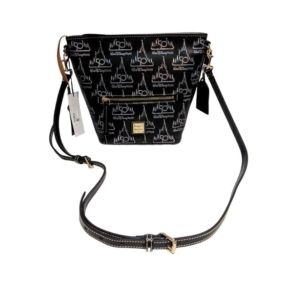 Walt Disney World Park 50th Anniversary Dooney & Bourke Crossbody Bag Castle NWT - Picture 1 of 13